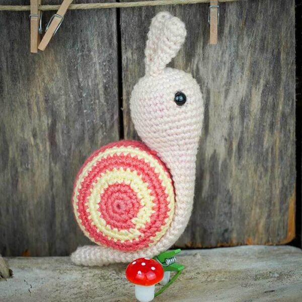 amigurumi csiga