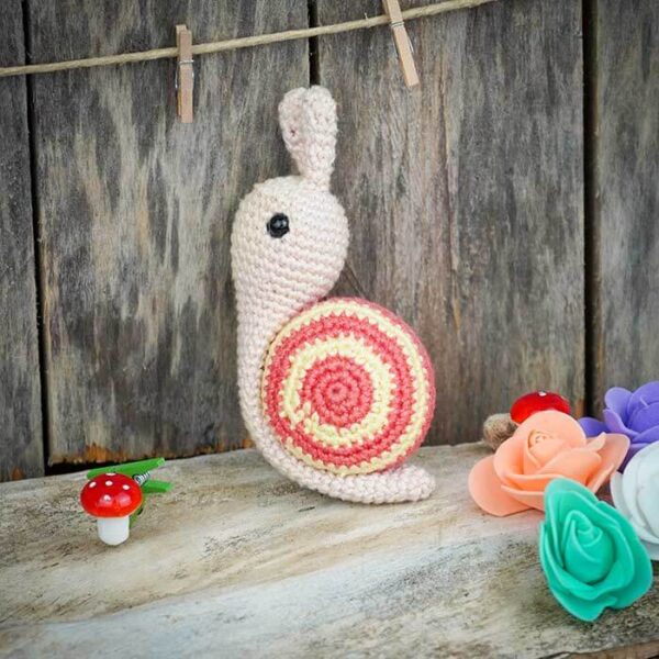 amigurumi csiga