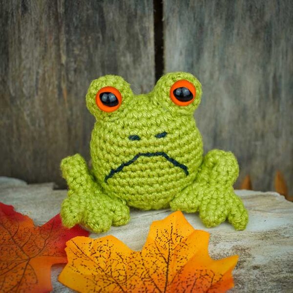 amigurumi béka