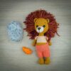amigurumi oroszlán