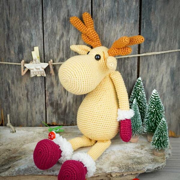 amigurumi renszarvas